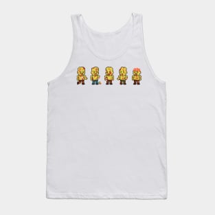 Pixel Zombie Lineup Tank Top